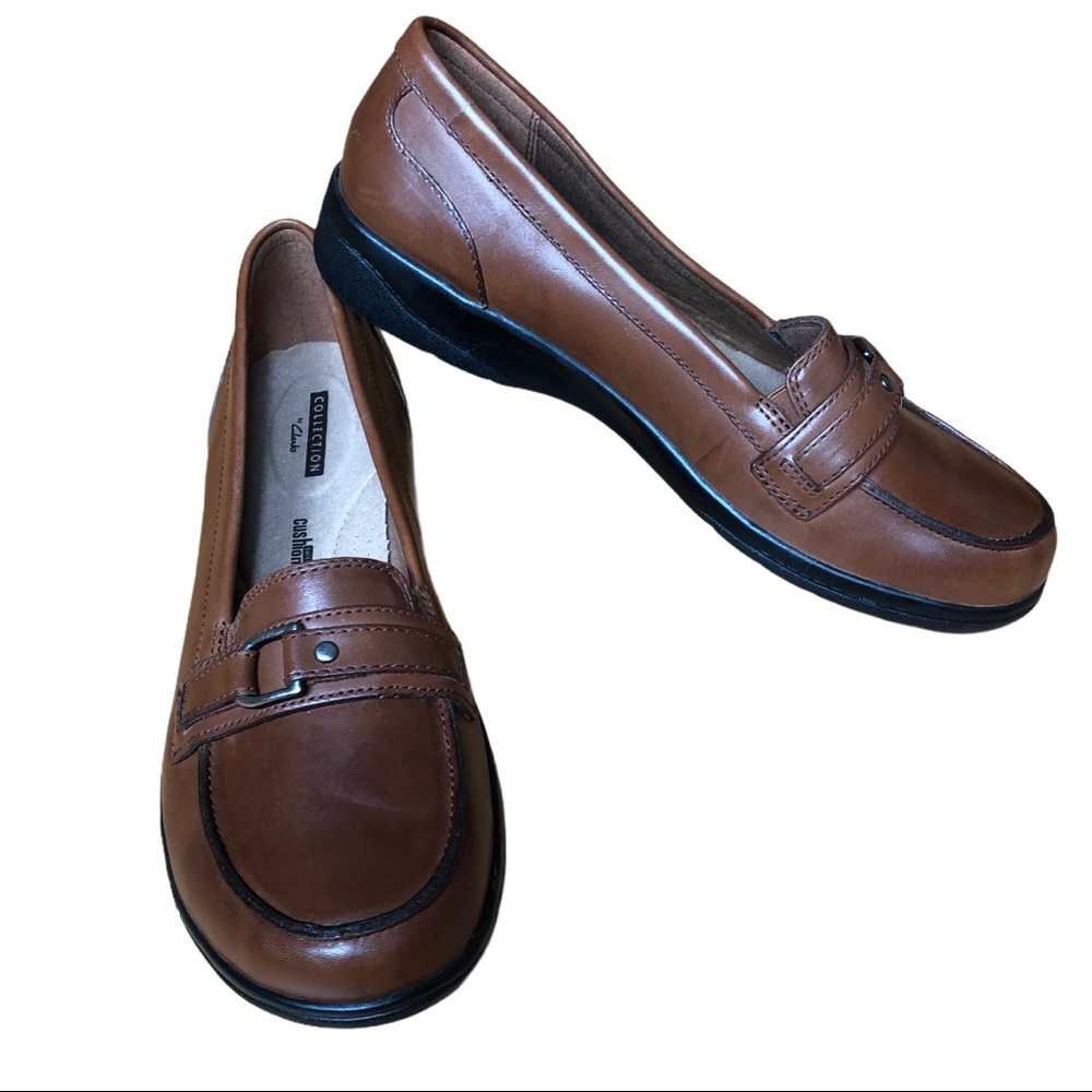 NWOB Clark’s Collection Cushion Leather Loafer 8.5
